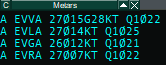 ES METAR list with METARs for EVVA, EVLA, EVGA, and EVRA